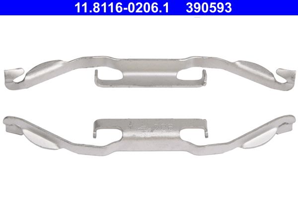 ATE 11.8116-0206.1 - Feder, Bremssattel