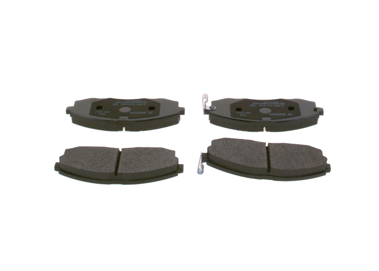 BOSCH 0 986 424 670 - Bremsbelagsatz, Scheibenbremse