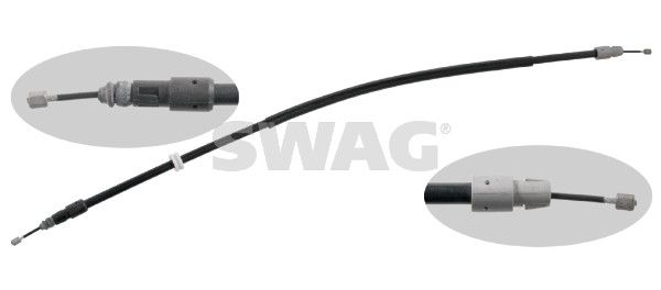 SWAG 10 93 4908 - Seilzug, Feststellbremse