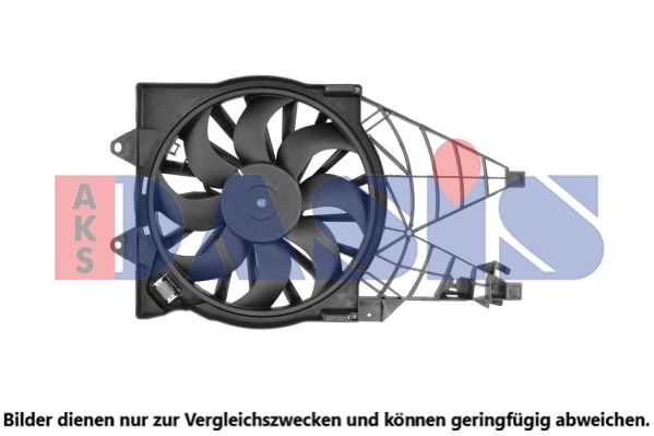AKS DASIS 088007N - Lüfter, Motorkühlung