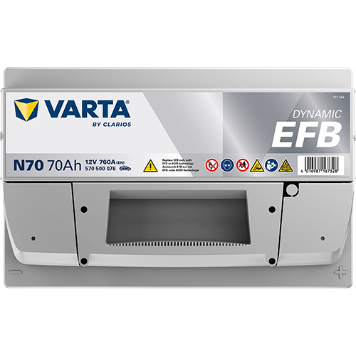 VARTA 570500076K262 - Starterbatterie