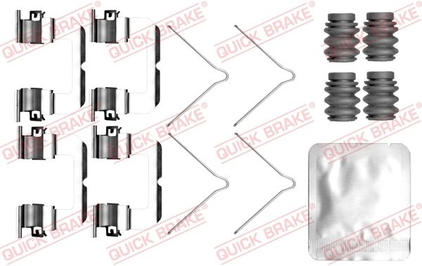 QUICK BRAKE 109-0099 - Zubehörsatz, Scheibenbremsbelag