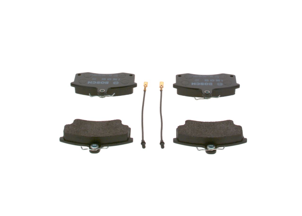 BOSCH 0 986 424 928 - Bremsbelagsatz, Scheibenbremse