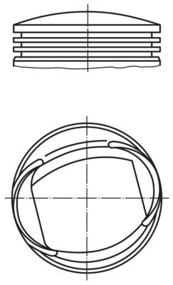 MAHLE 013 18 00 - Kolben