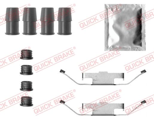 QUICK BRAKE 109-0032 - Zubehörsatz, Scheibenbremsbelag