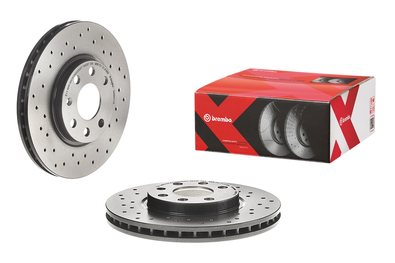 BREMBO 09.8601.1X - Bremsscheibe