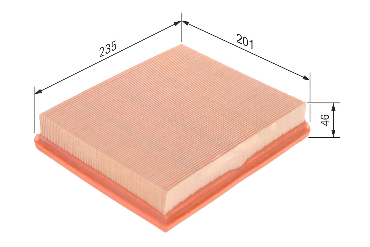 BOSCH 1 457 433 751 - Luftfilter