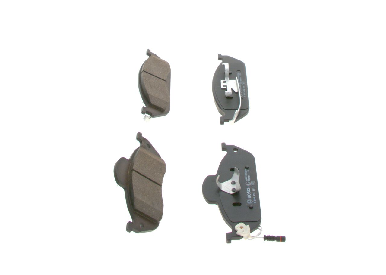 BOSCH 0 986 424 611 - Bremsbelagsatz, Scheibenbremse