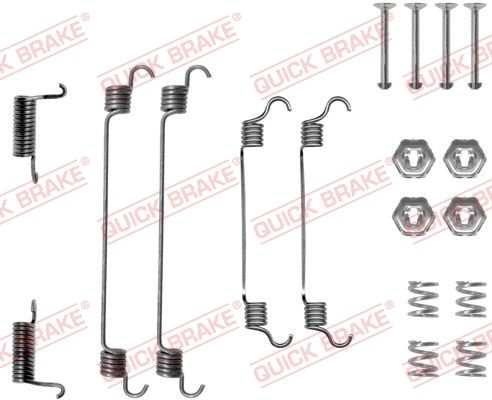 QUICK BRAKE 105-0737 - Zubehörsatz, Bremsbacken