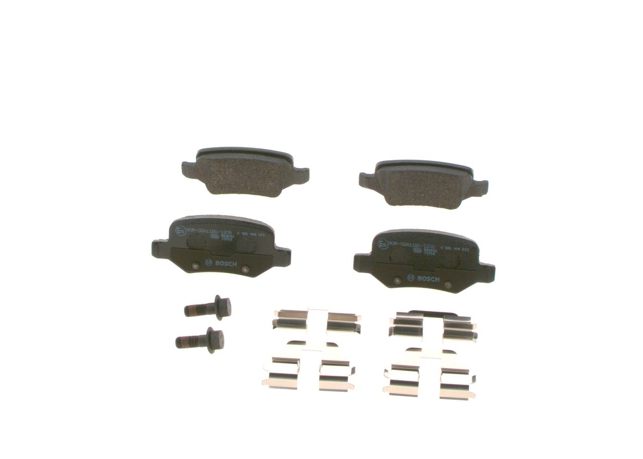 BOSCH 0 986 494 023 - Bremsbelagsatz, Scheibenbremse