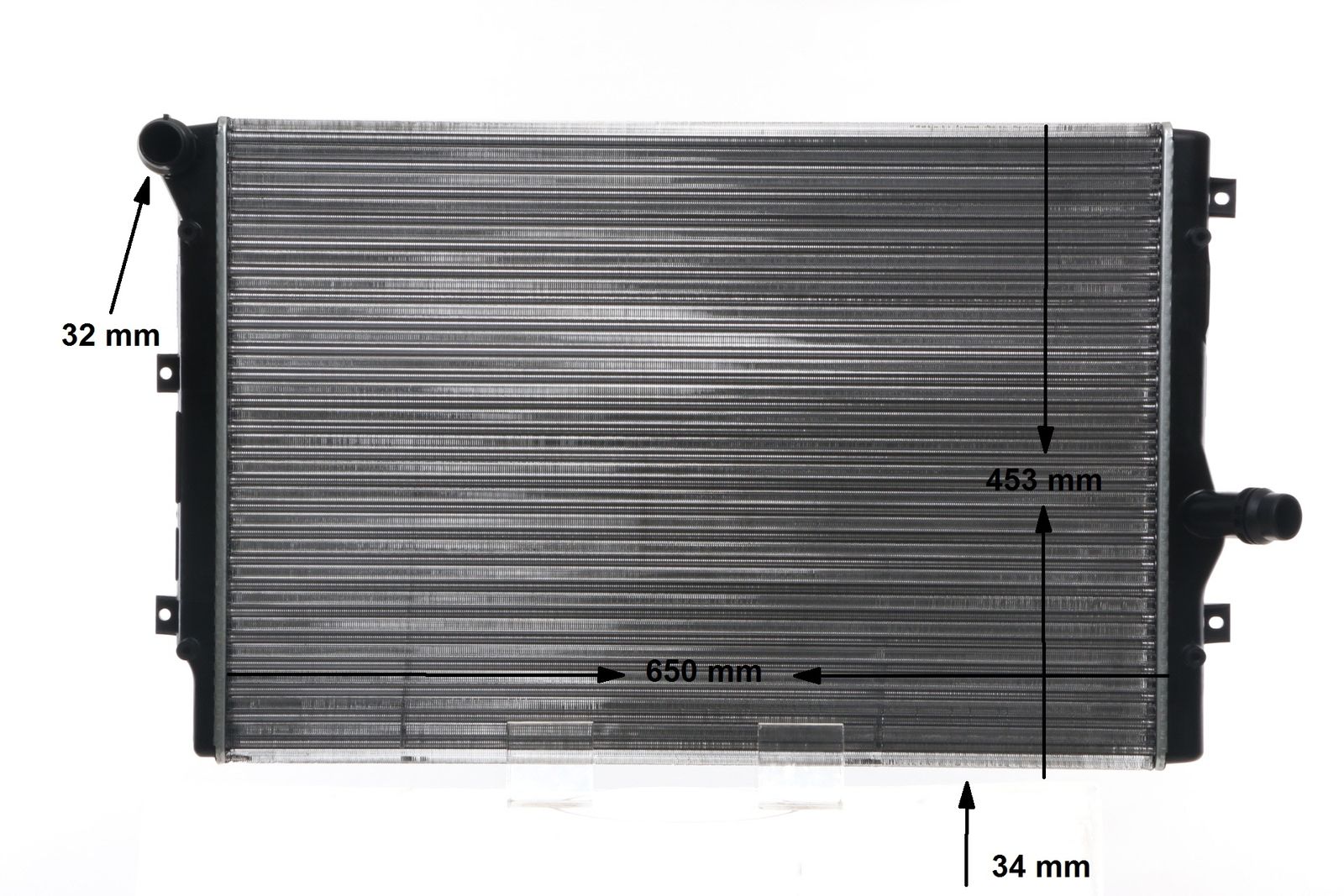 MAHLE CR 1539 002S - Kühler, Motorkühlung