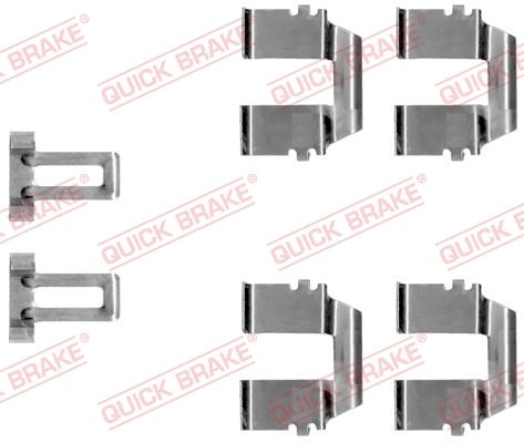 QUICK BRAKE 109-1233 - Zubehörsatz, Scheibenbremsbelag