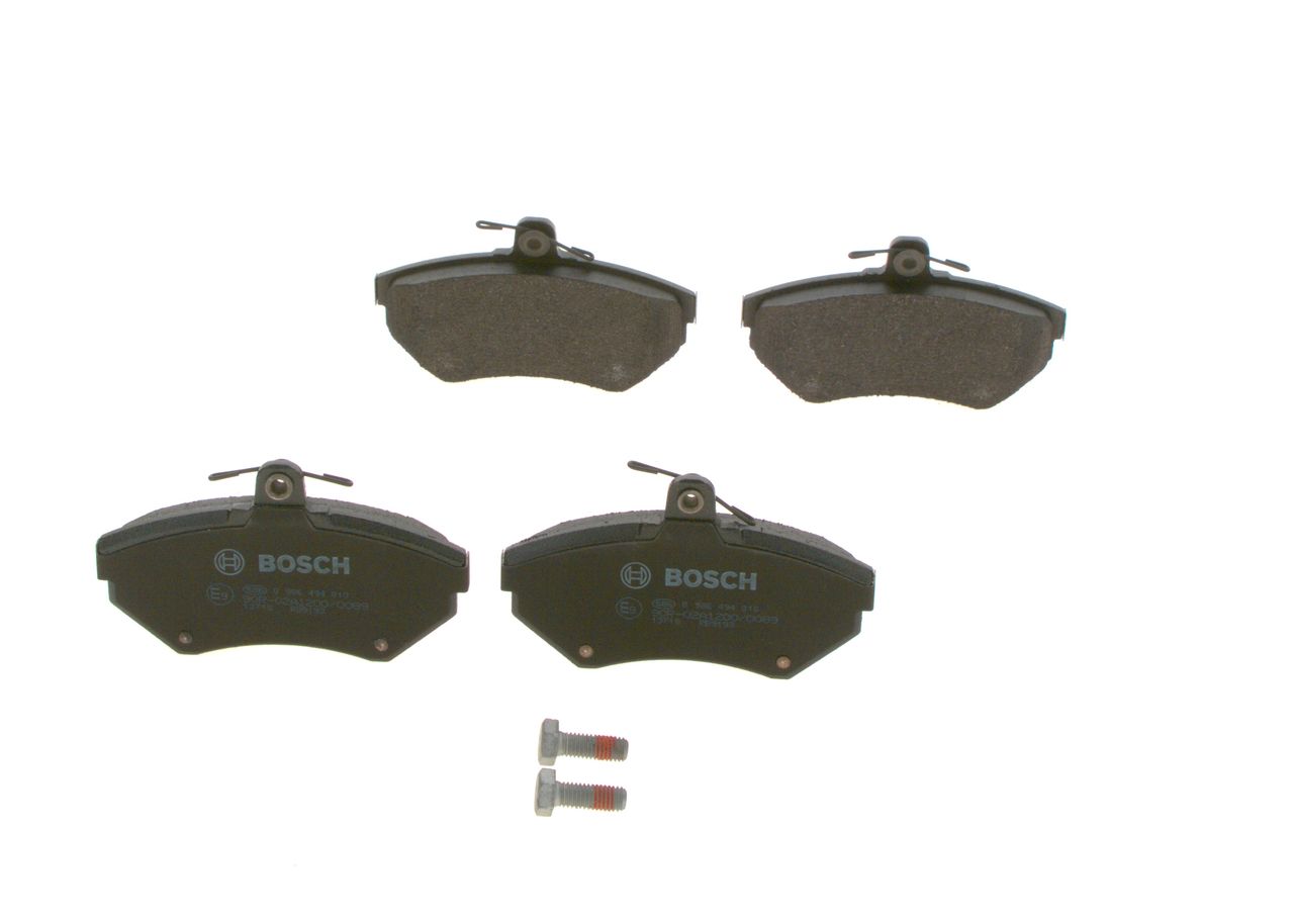 BOSCH 0 986 494 010 - Bremsbelagsatz, Scheibenbremse