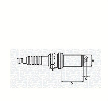 MAGNETI MARELLI 062000777304 - Zündkerze