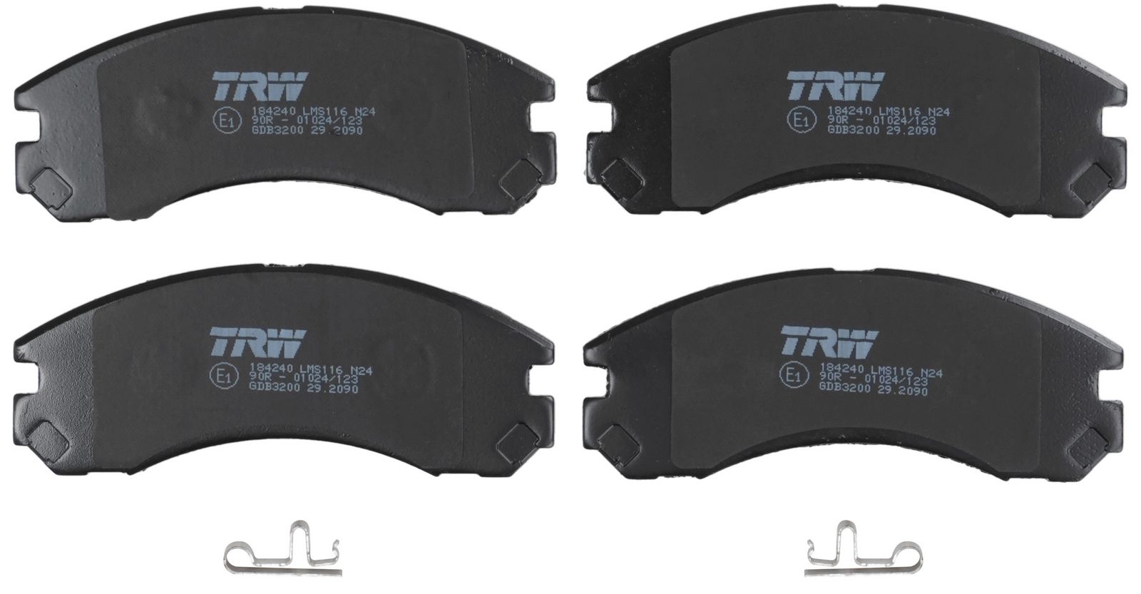TRW GDB3200 - Bremsbelagsatz, Scheibenbremse