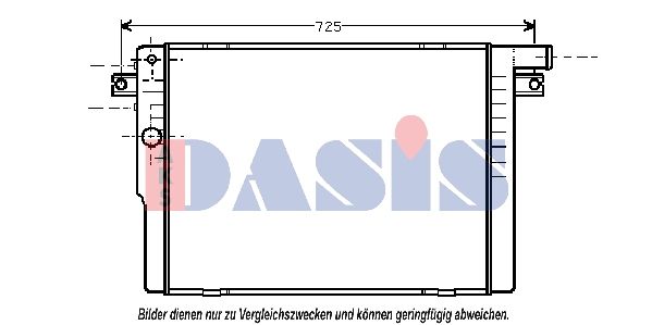 AKS DASIS 050890N - Kühler, Motorkühlung