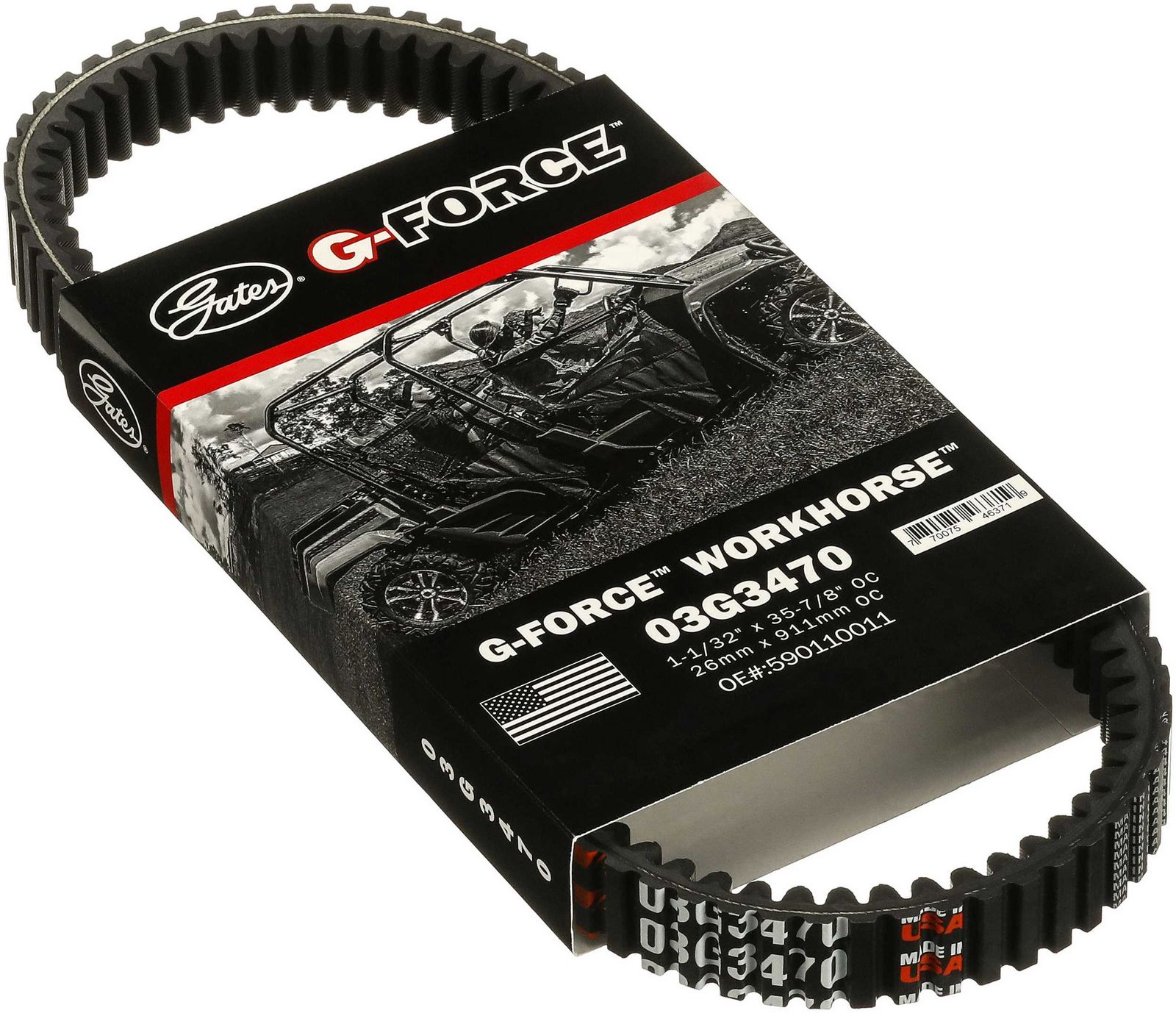 GATES 03G3470 - CVT-Antriebsriemen