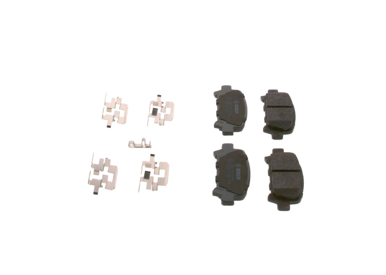 BOSCH 0 986 424 650 - Bremsbelagsatz, Scheibenbremse