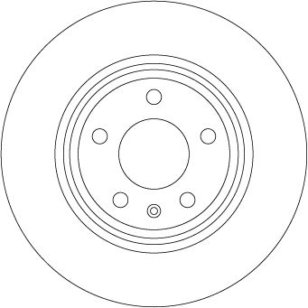 TRW DF6981S - Bremsscheibe