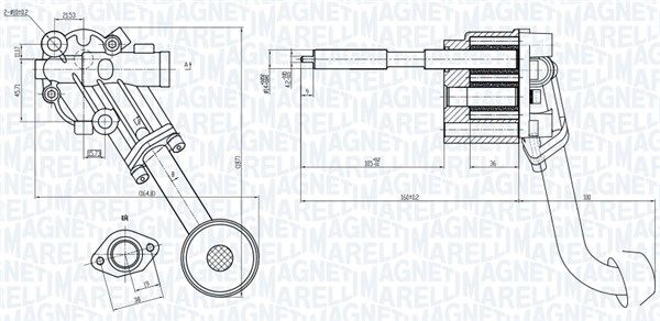 MAGNETI MARELLI 351516000037 - Ölpumpe