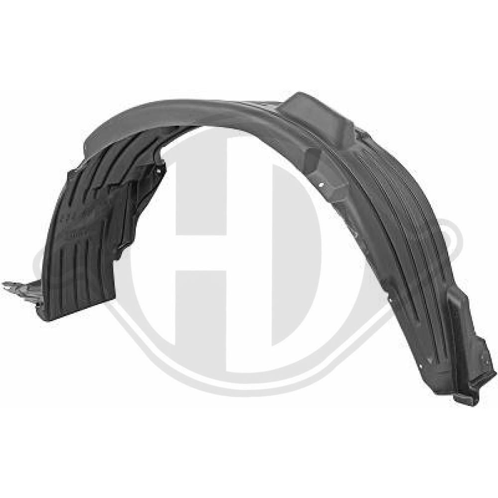 DIEDERICHS 6553109 - Verkleidung, Radhaus
