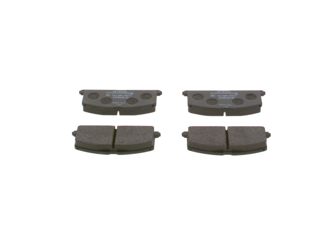 BOSCH 0 986 468 701 - Bremsbelagsatz, Scheibenbremse