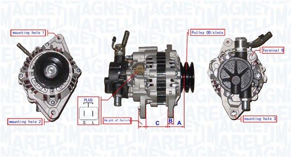 MAGNETI MARELLI 063731711010 - Generator