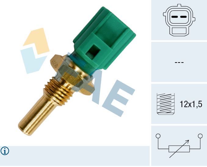 FAE 33250 - Sensor, Öltemperatur