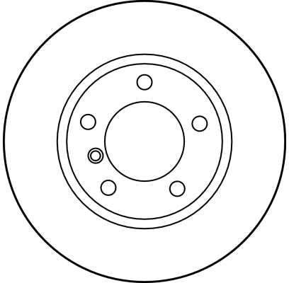 TRW DF1537 - Bremsscheibe