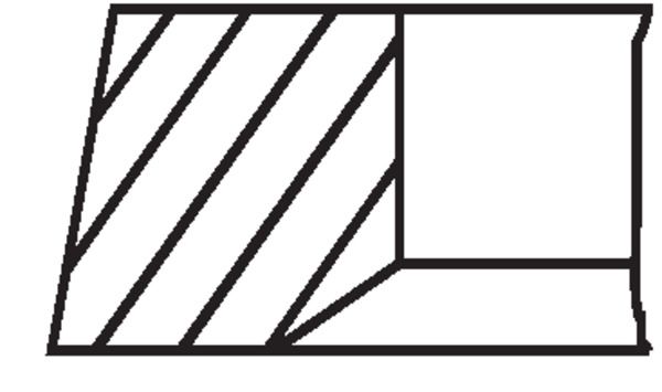 MAHLE 007 RS 10119 0N0 - Kolbenringsatz