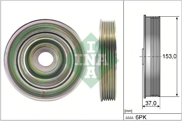 Schaeffler INA 544 0097 10 - Riemenscheibe, Kurbelwelle
