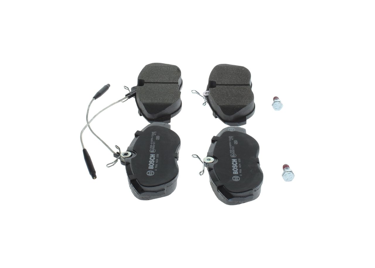 BOSCH 0 986 424 030 - Bremsbelagsatz, Scheibenbremse