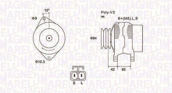 MAGNETI MARELLI 063731530010 - Generator