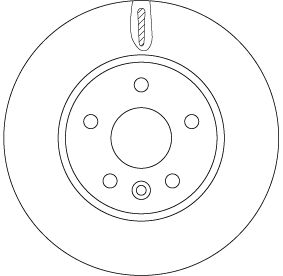 TRW DF6819 - Bremsscheibe