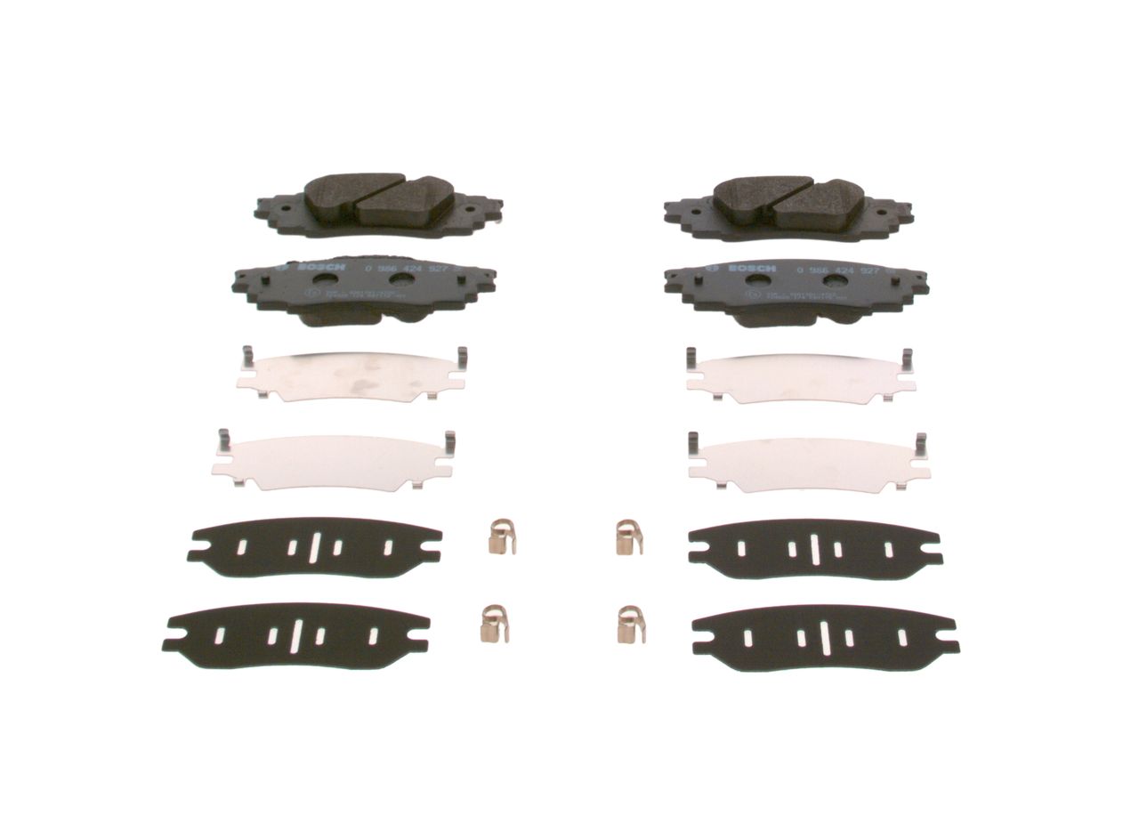 BOSCH 0 986 424 927 - Bremsbelagsatz, Scheibenbremse
