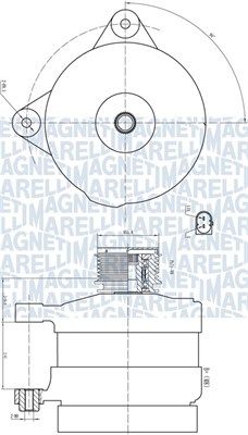 MAGNETI MARELLI 063732188010 - Generator