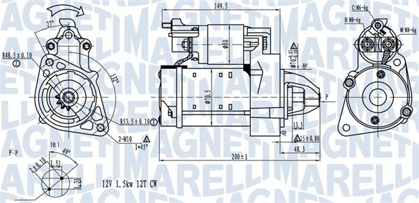 MAGNETI MARELLI 063721527010 - Starter