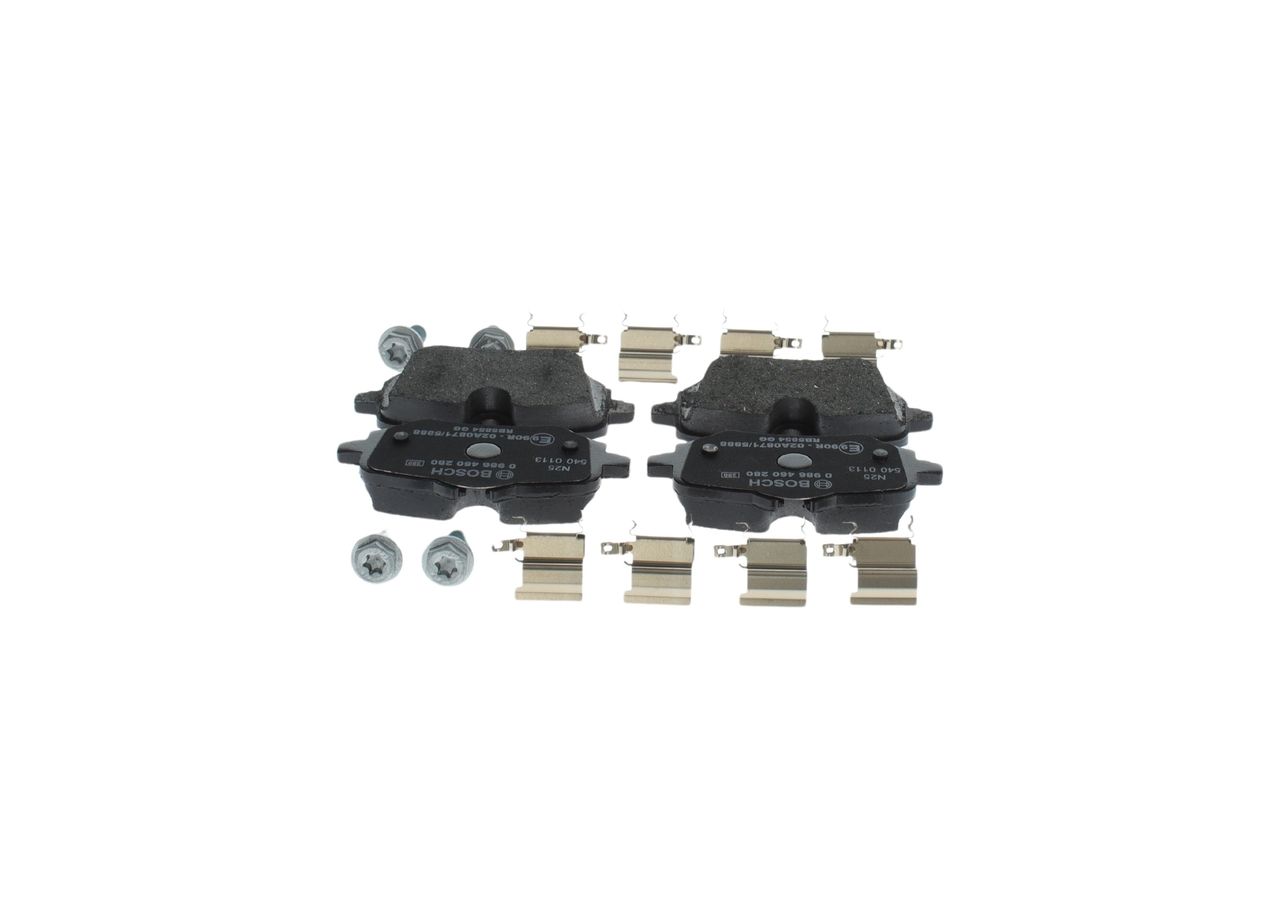 BOSCH 0 986 460 280 - Bremsbelagsatz, Scheibenbremse