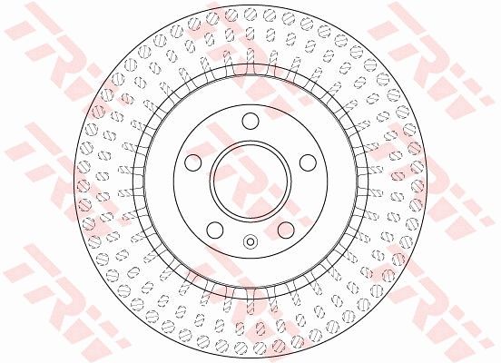 TRW DF6175S - Bremsscheibe