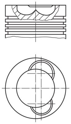 MAHLE 038 30 00 - Kolben