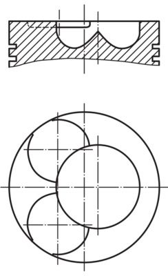 MAHLE 028 06 00 - Kolben