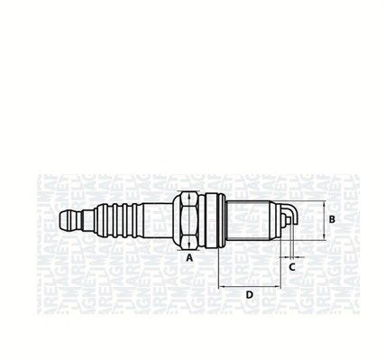 MAGNETI MARELLI 062000769304 - Zündkerze