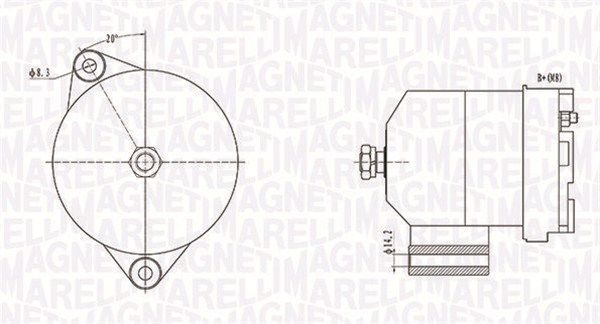 MAGNETI MARELLI 063731586010 - Generator