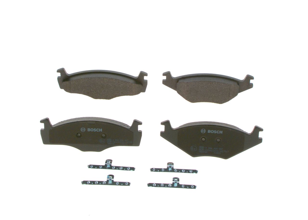 BOSCH 0 986 494 057 - Bremsbelagsatz, Scheibenbremse