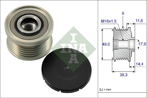 Schaeffler INA 535 0127 10 - Generatorfreilauf