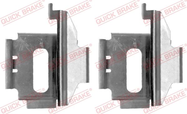 QUICK BRAKE 109-1282 - Zubehörsatz, Scheibenbremsbelag