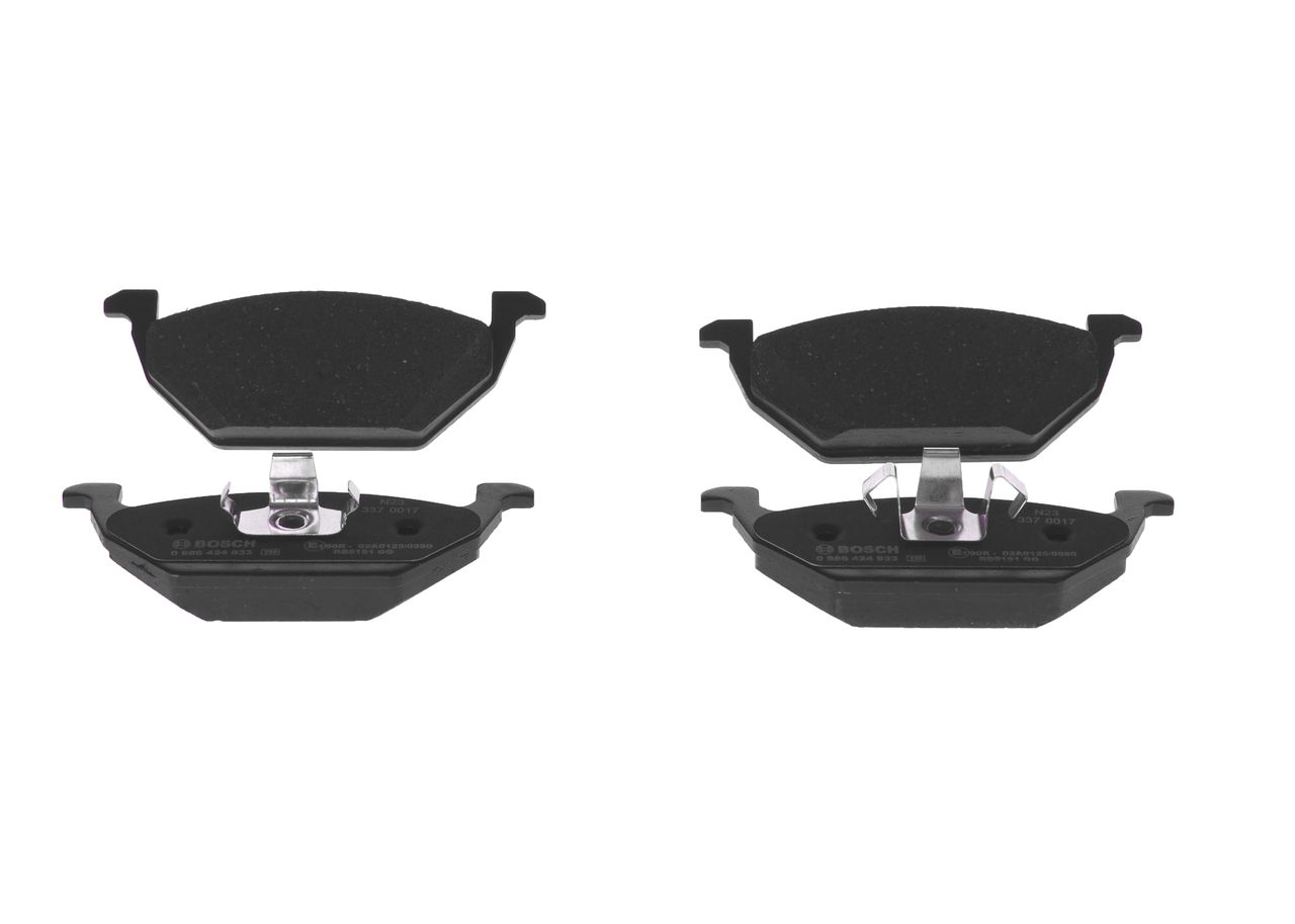 BOSCH 0 986 424 933 - Bremsbelagsatz, Scheibenbremse