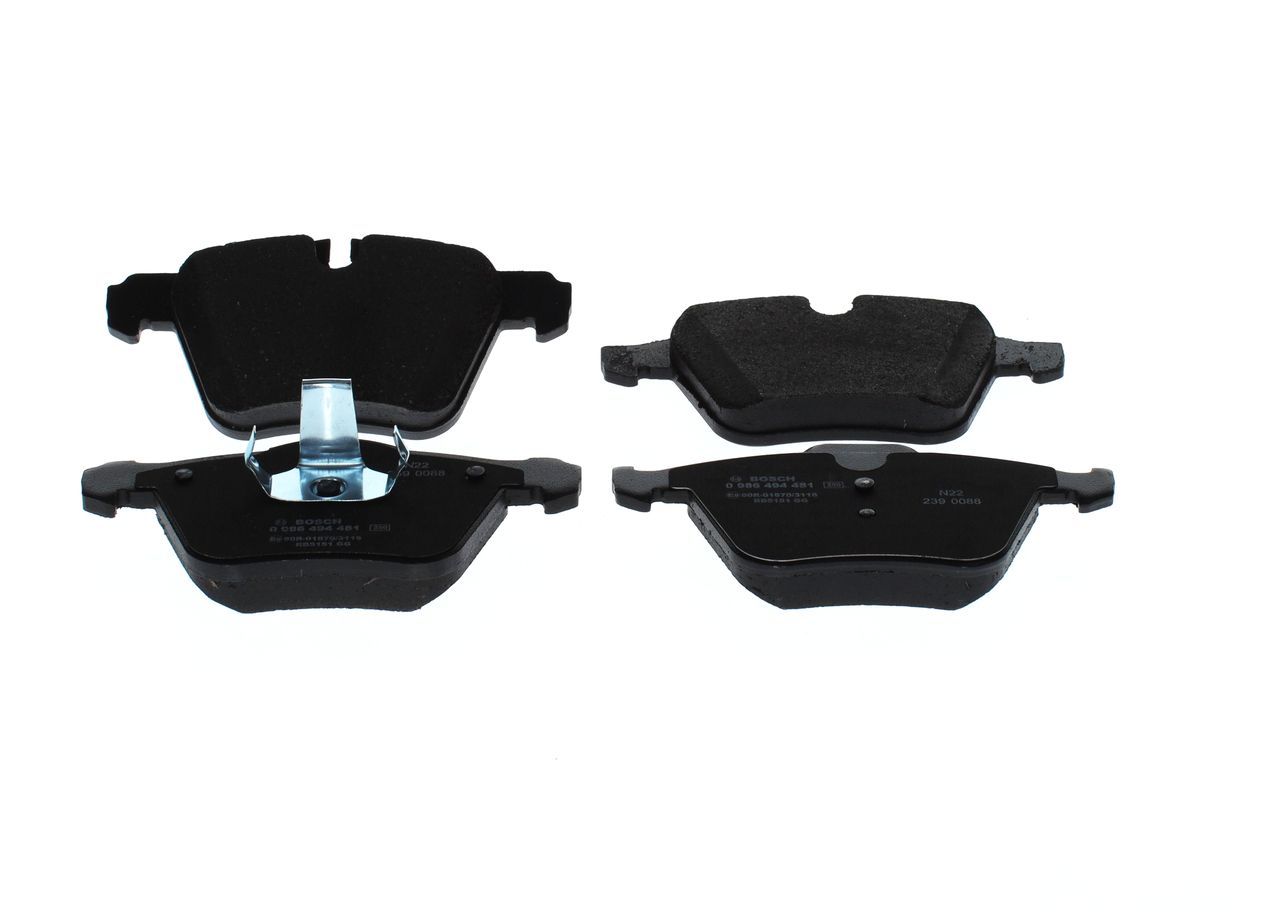 BOSCH 0 986 494 481 - Bremsbelagsatz, Scheibenbremse