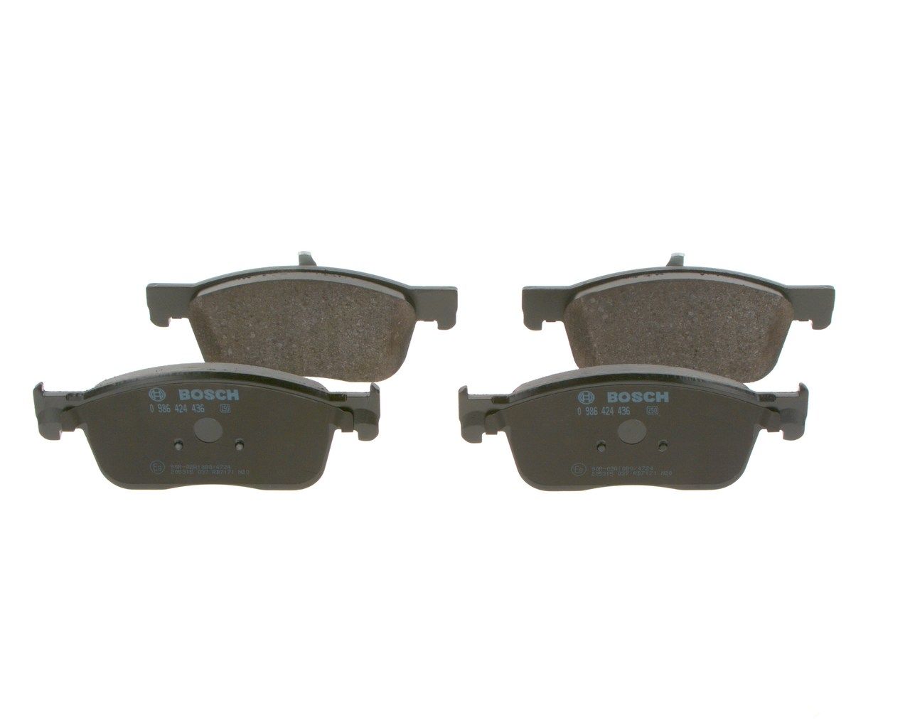 BOSCH 0 986 424 436 - Bremsbelagsatz, Scheibenbremse