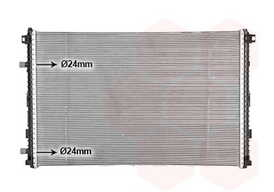 VAN WEZEL 03012726 - Niedertemperaturkühler, Ladeluftkühler